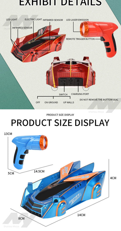 New Toy Infrared induction wall climbing Stunt Car