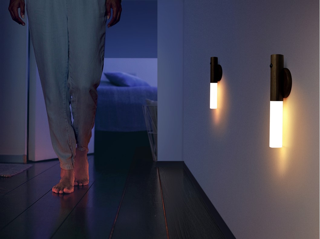 One Portable Wireless Lamp Sensor Auto Motion Detector Lamp